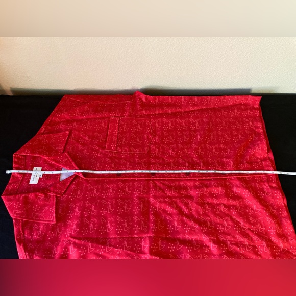 Chochie Casuals Shirt Red Mens Lady Luck Size XL NWT - Picture 10 of 12